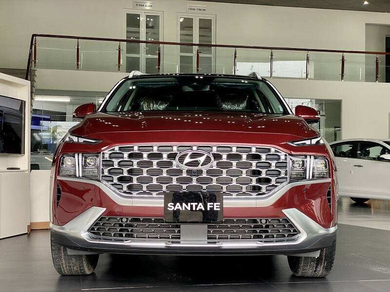 Ngoại thất Hyundai Santafe 2022 xăng cao cấp